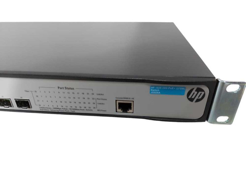 HP 1920-24G-PoE+ 370W network switch - factory reset #