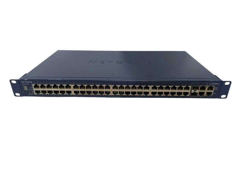 NETGEAR FS752TPS 48-PORT STACKABLE SMART SWITCH with 4 GIGABIT & 24 PORTS PoE #
