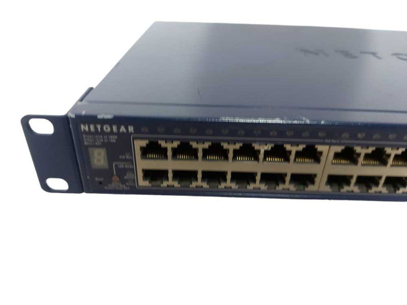 NETGEAR FS752TPS 48-PORT STACKABLE SMART SWITCH with 4 GIGABIT & 24 PORTS PoE #