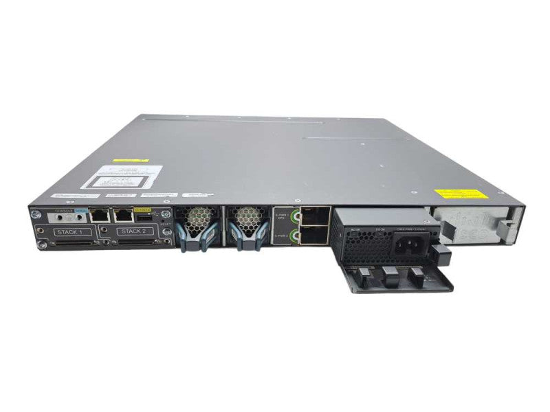 Cisco WS-C3750X-48PF-S 48-Port Gigabit PoE+ Switch 1x PSU )