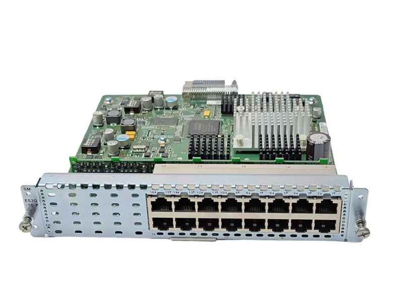 Cisco Gigabit Enhanced EtherSwitch Module Layer 2/3 Switch PoE SM-ES3G-16-P Q_