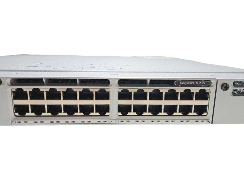 Cisco WS-C3850-24P-L 24 Port Gigabit Ethernet PoE+ Switch 1x PWR-C1-715WAC )