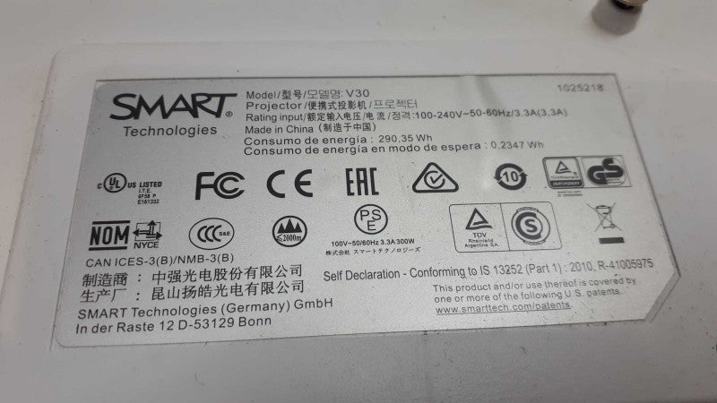 SMART V30 projector &