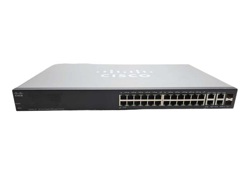 Cisco SG300-28 | 28-Port Gigabit Managed Switch with 2x SFP Ports SRW2024-K9  )