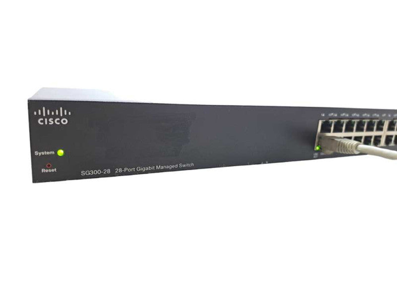 Cisco SG300-28 | 28-Port Gigabit Managed Switch with 2x SFP Ports SRW2024-K9  )