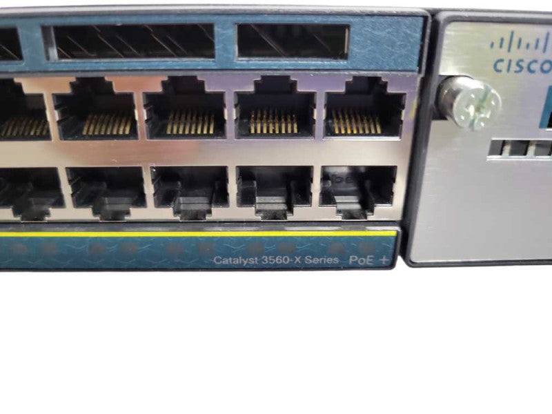 Cisco WS-C3560X-48PF-L 48 Port PoE+ Gigabit Switch  Q!