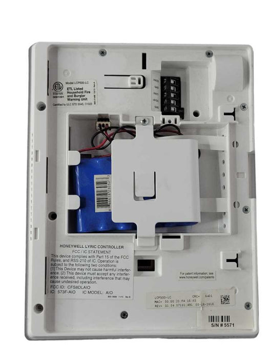 Honeywell Lyric LCP500-LC Touchscreen Controller Alarm Panel _