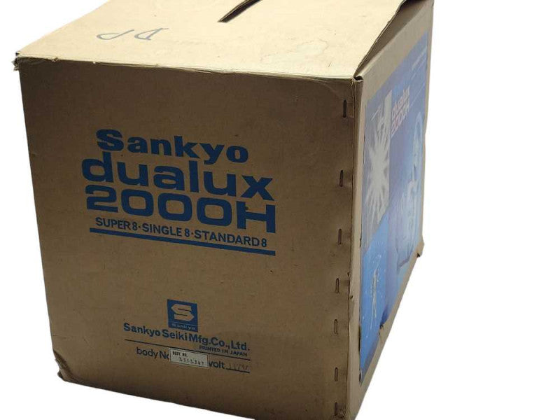 Sankyo Dualux 2000H Variable Speed Super 8 8MM Projector, READ _
