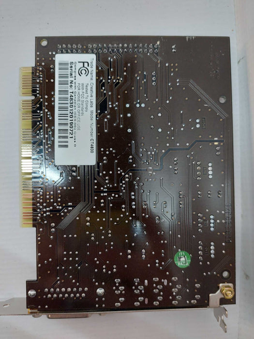Creative Labs Audio Sound Blaster Live Model: CT4830