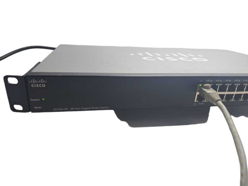 Cisco SG200-26 | 26 Port Gigabit Ethernet Smart Switch + 2x SFP )