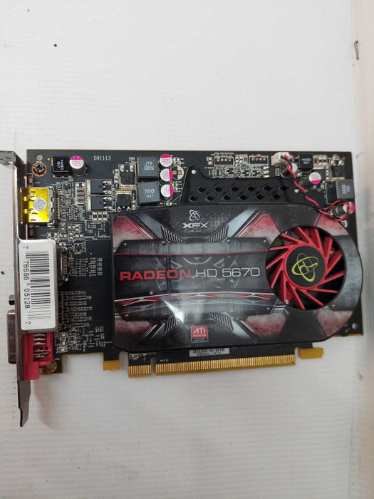 XFX Radeon HD5670 775M 512MB DDR5 DP HDMI DVI HD-567X-YN HD-567X-YNFC