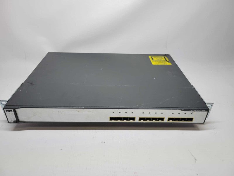 Cisco WS-C3750G-12S-E 12 Port Gigabit Ethernet Switch