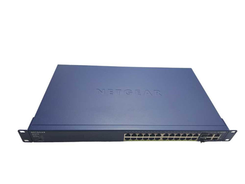 Netgear FS728TP 28 Port PoE Fast Ethernet Network Smart Switch )