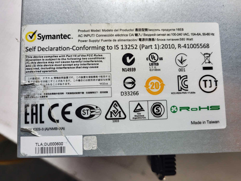 Symantec 16EB NAS SAN Storage Disk HDD 2x PSU 2x Controller $