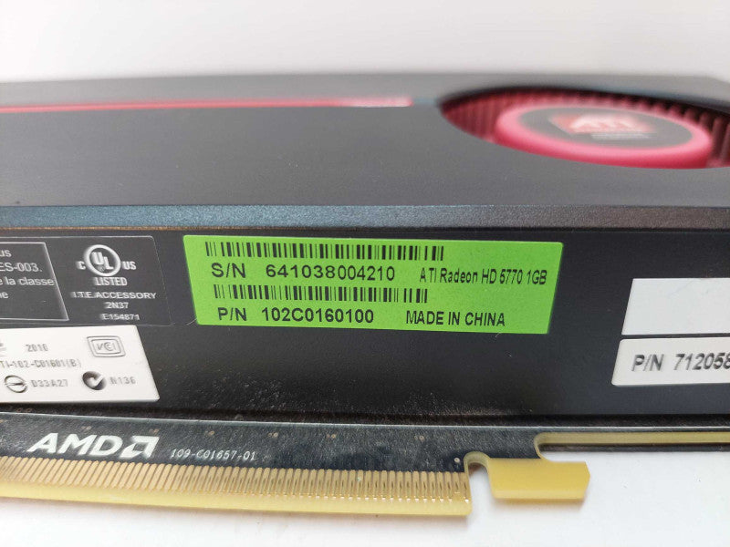 ATI Radeon HD 5770 1GB AMD Graphics Card