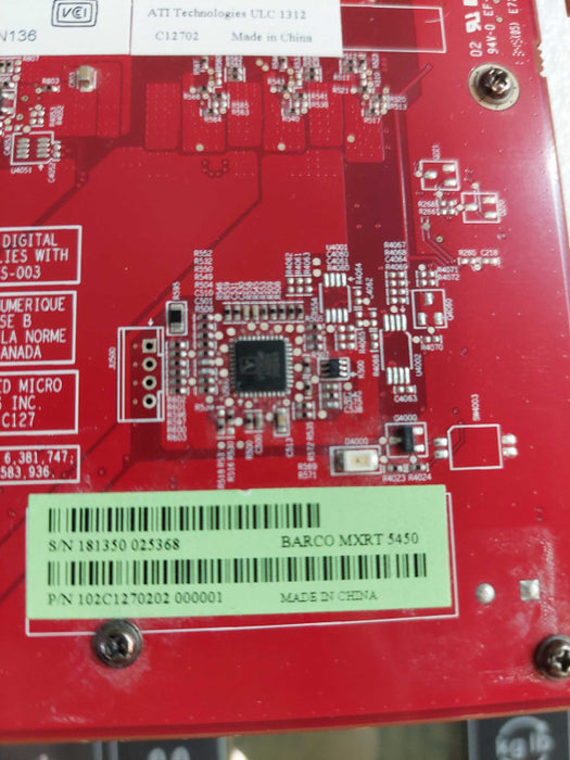 FirePro 3D Graphics Barco MXRT 5450