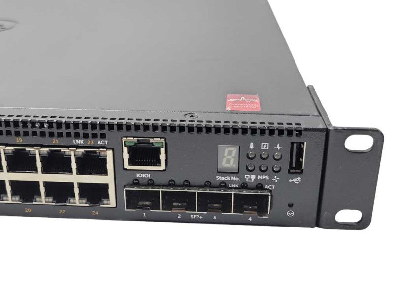 Dell Networking N1524P 24-Port Gig PoE+ Rack Mountable Network Switch  Q_