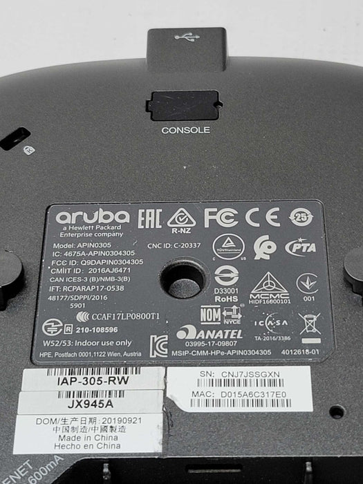 Aruba APIN0305 802.11ac Wireless Access Point
