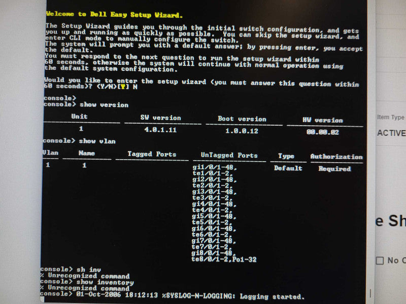 Dell Power Connect 5548P PoE Gigabit Ethernet Switch $