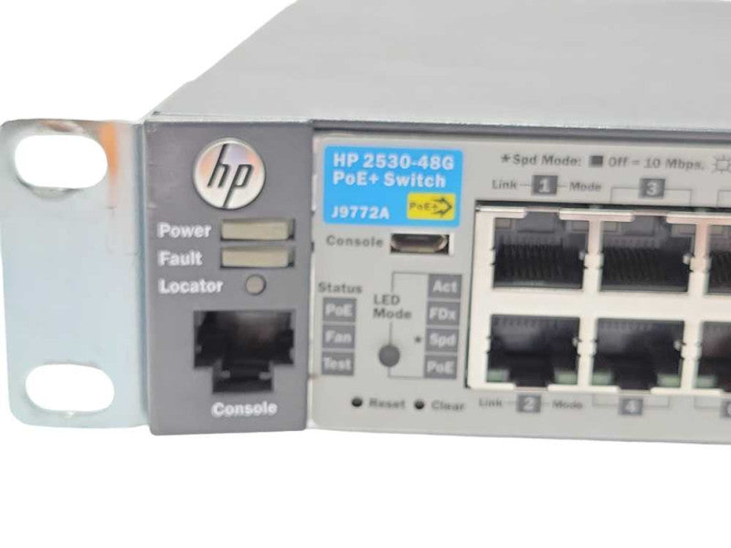 HP 2530-48G PoE+ Switch 48 Port Gigabit Ethernet PoE+ 4x 1G SFP Port J9772A _