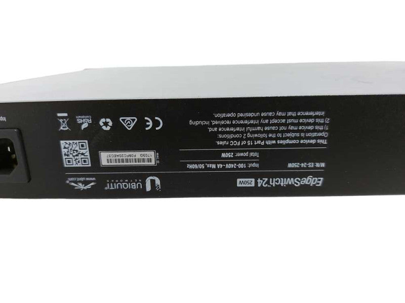 Ubiquiti EdgeSwitch 24 250W 24 Port Managed PoE+ Gigabit Switch ES-24-250W Q#