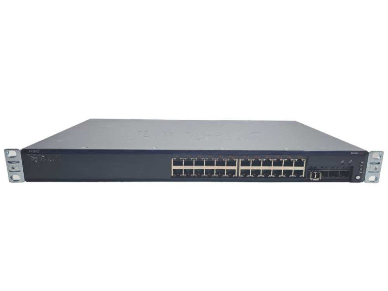 Juniper EX2200-24P-4G 24-Port Gigabit Ethernet PoE+ & 4x SFP Network Switch )