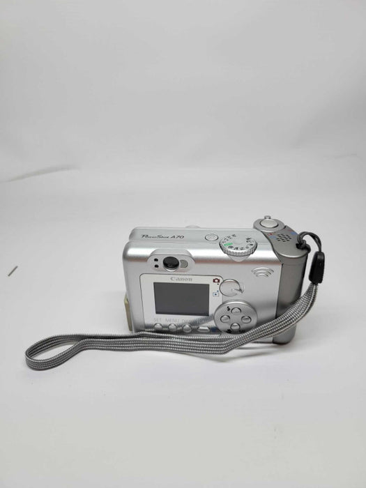 Canon Powershot A70 3.2MP Digital Camera Point & Shoot Silver