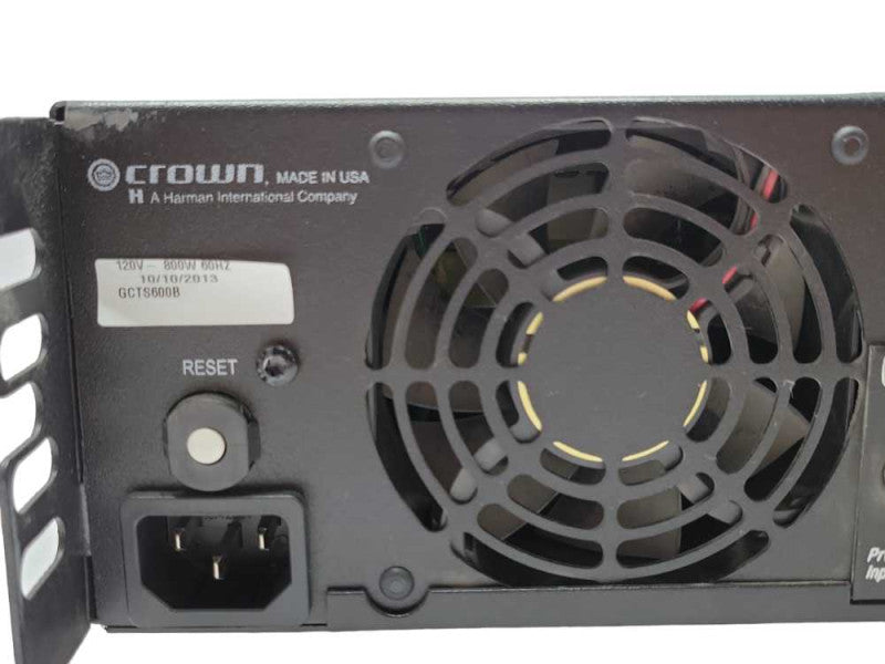 Crown CTs 600 300W 2-Channel Rackmount Power Amplifier Pro Audio Amp, SEE _