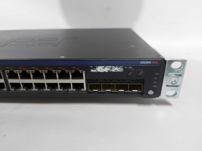 Juniper Networks EX2200-48P-4G 48 1GE PoE Switch + 4 SFP / fact reset Q#