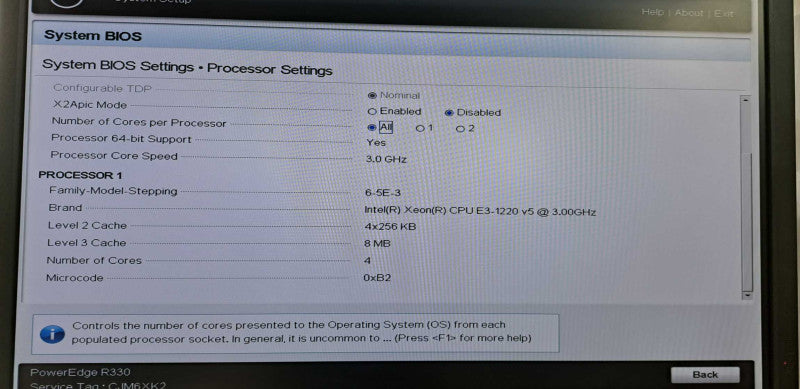 Dell PE R330 Xeon E3-1220 v5 @ 3.00GHz 16GB DDR4 H330 Raid 2x 350W PSU *READ* )