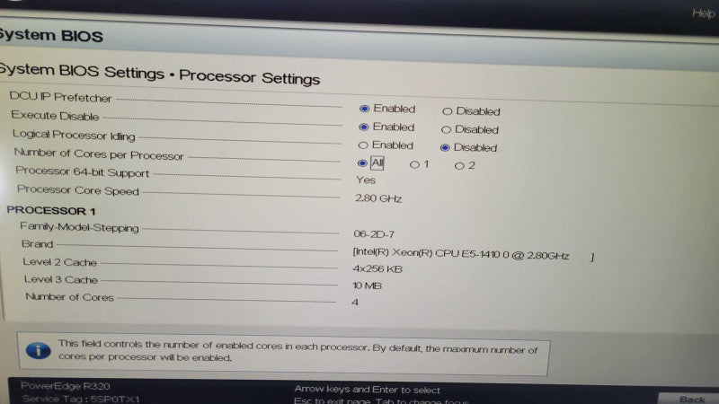 Dell PE R30 - Xeon E5-1410 0 | 24GB RAM | NO HDD | H310 MINI | 1x PSU