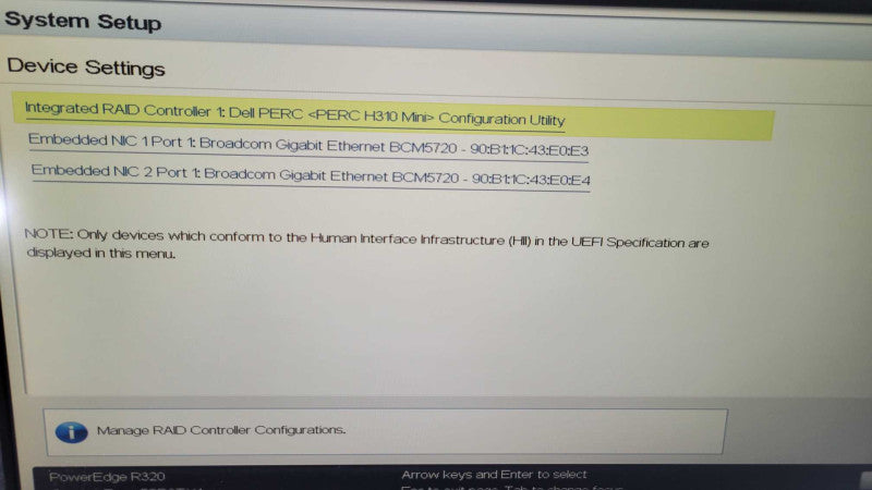 Dell PE R30 - Xeon E5-1410 0 | 24GB RAM | NO HDD | H310 MINI | 1x PSU