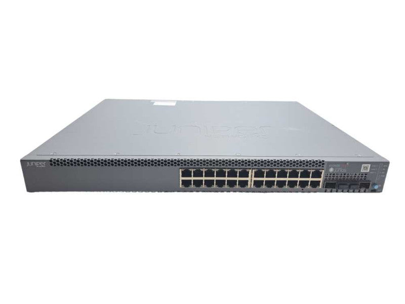 Juniper EX3400-24P 24 10/100/1000 Base-T PoE+ 4 SFP+ QSFP+ Ports **READ** )