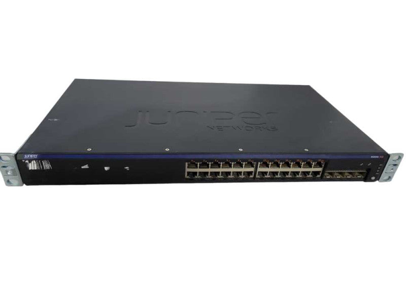 Juniper EX2200-24P-4G 24-Port Gigabit Ethernet PoE+ & 4x SFP Network Switch Q!