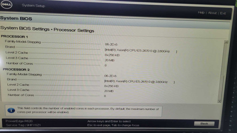 Dell PE R620- 2xXeon E5-2670 0 | 32GB RAM | NO HDD |  H710 Mini | 1xPSu