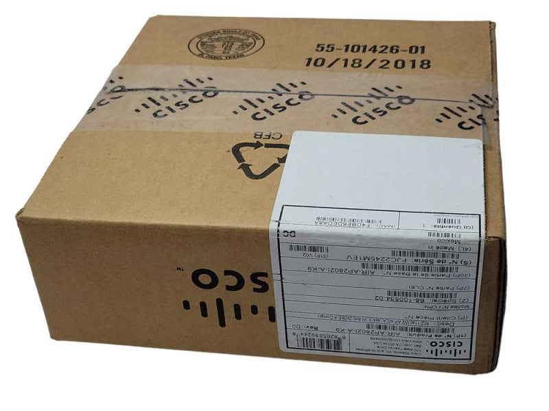 Open-Box Cisco 2802I Aironet Wireless Access Point AIR-AP2802I-A-K9 Q_