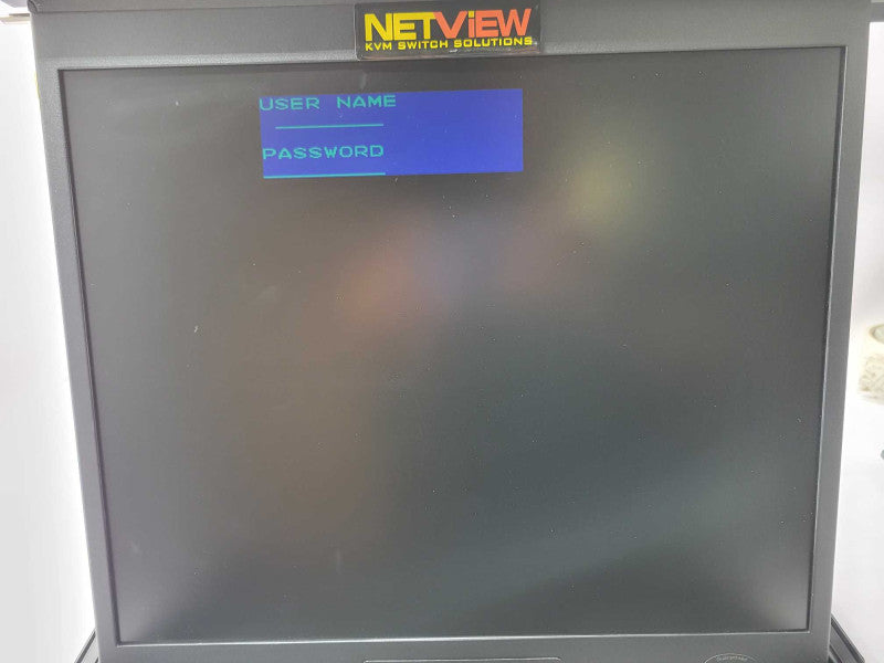 i-Tech Netview NVP119-S801e 1U 19\\" LCD Monitor KVM Keyboard w/ 8-port KVM SEE _