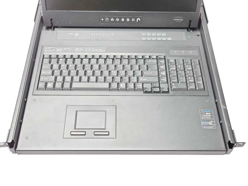 i-Tech Netview NVP119-S801e 1U 19\\" LCD Monitor KVM Keyboard w/ 8-port KVM SEE _