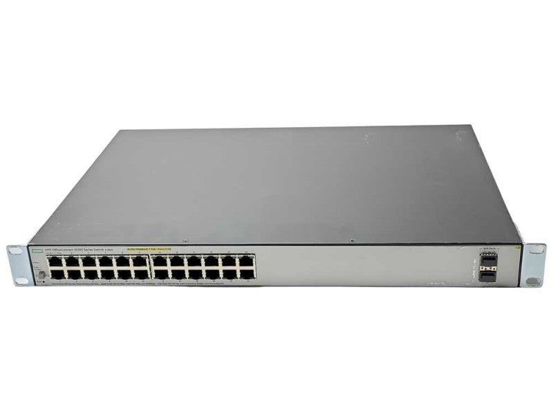 HP OfficeConnect 1920S 24 Port Rack Mountable Ethernet Switch JL385A, READ _