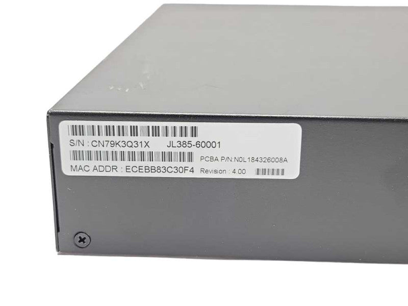 HP OfficeConnect 1920S 24 Port Rack Mountable Ethernet Switch JL385A, READ _