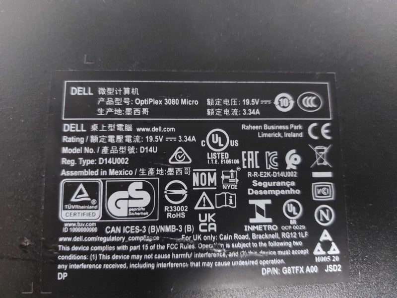 Dell Optiplex 3080 i5-10500T @ 2.30ghz / 8gb ram / READ #