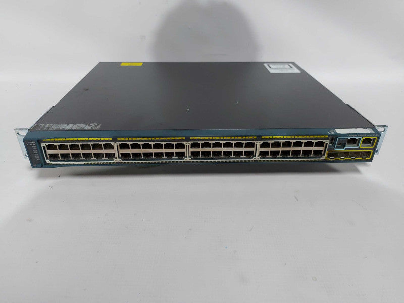 Cisco Catalyst 2960-S 48 Port POE+ Switch WS-C2960S-48LPS-L / fact reset #