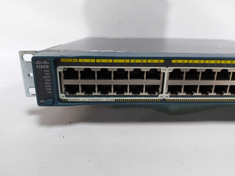 Cisco Catalyst 2960-S 48 Port POE+ Switch WS-C2960S-48LPS-L / fact reset #