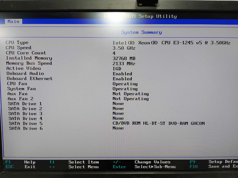 Lenovo Thinkstation P310 Xeon E3-1245 V5 @ 3.50ghz / 32gb ram / READ #