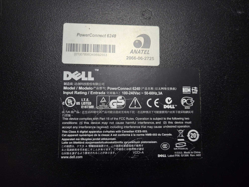 Dell PowerConnect 6248 48-Port GbE 4-Port DP SFP Network Switch $