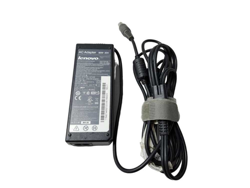 Lenovo Laptop AC Adapter Charger 90W 20V 4.5A - Round Tip Plug Q)