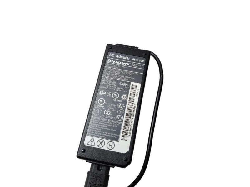 Genuine Lenovo Laptop AC Charger Power Adapter 65W 20V 3.25A Round Tip Q)