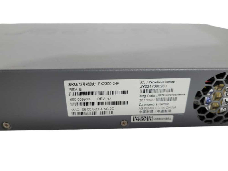 Juniper EX2300-24P 24-Port Gigabit PoE+ Network Switch 4x 10G SFP+ Q!