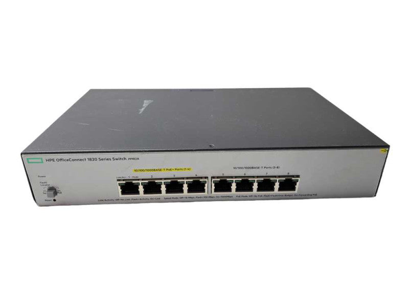 HP OfficeConnect 1820-8G-PoE+ 8-Port 65W Managed Switch J9982A )