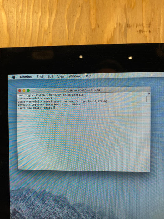 Apple Mac mini Mid 2011 Intel Core i5-2520M @ 2.50 GHz 8GB RAM 500GB HDD